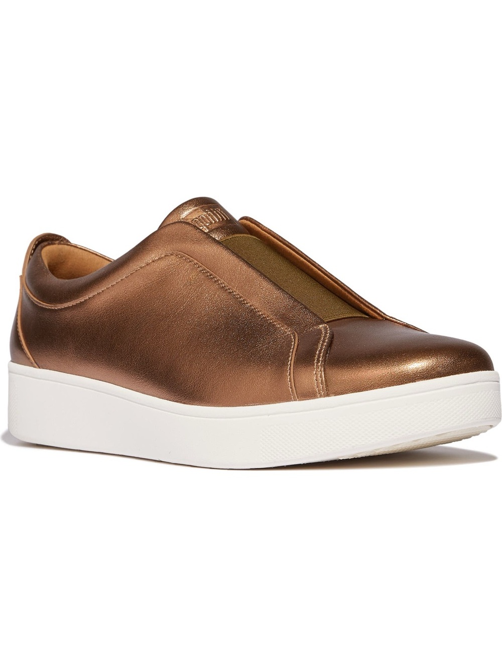 Fitflop Bronze Slip-On Platform Sneaker for Women